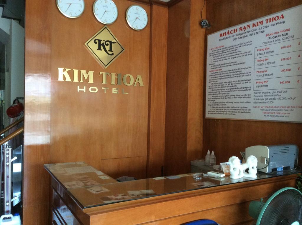 Kim Thoa Hotel Hai Phong Exterior foto
